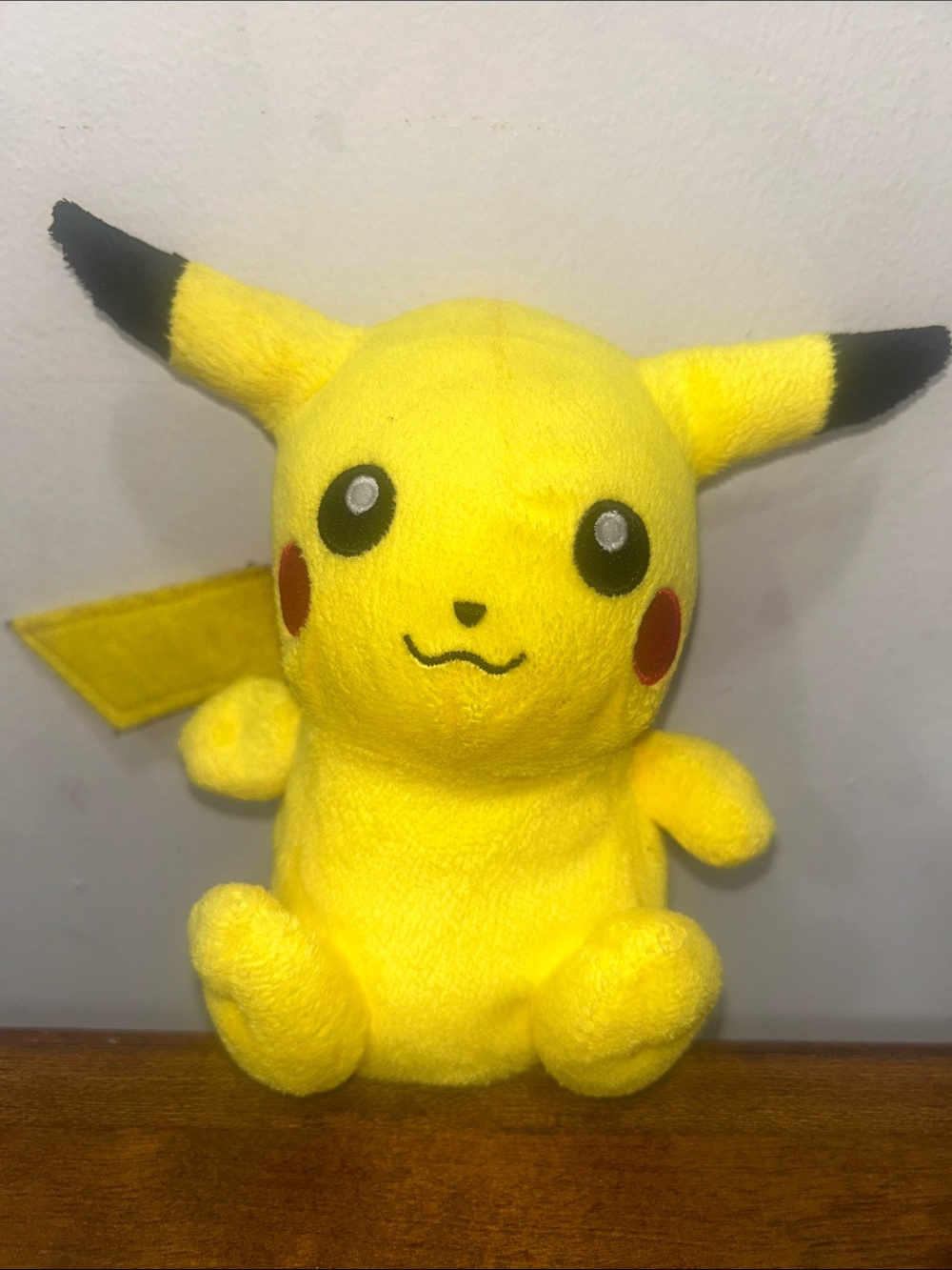 Pikachu Pokemon Vintage Yellow Plush Toy - Soft Kids Stuffed Animal 2007